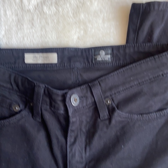 AG Prima Mid Rise Cigarette Black Jeans 26R - Picture 7 of 10